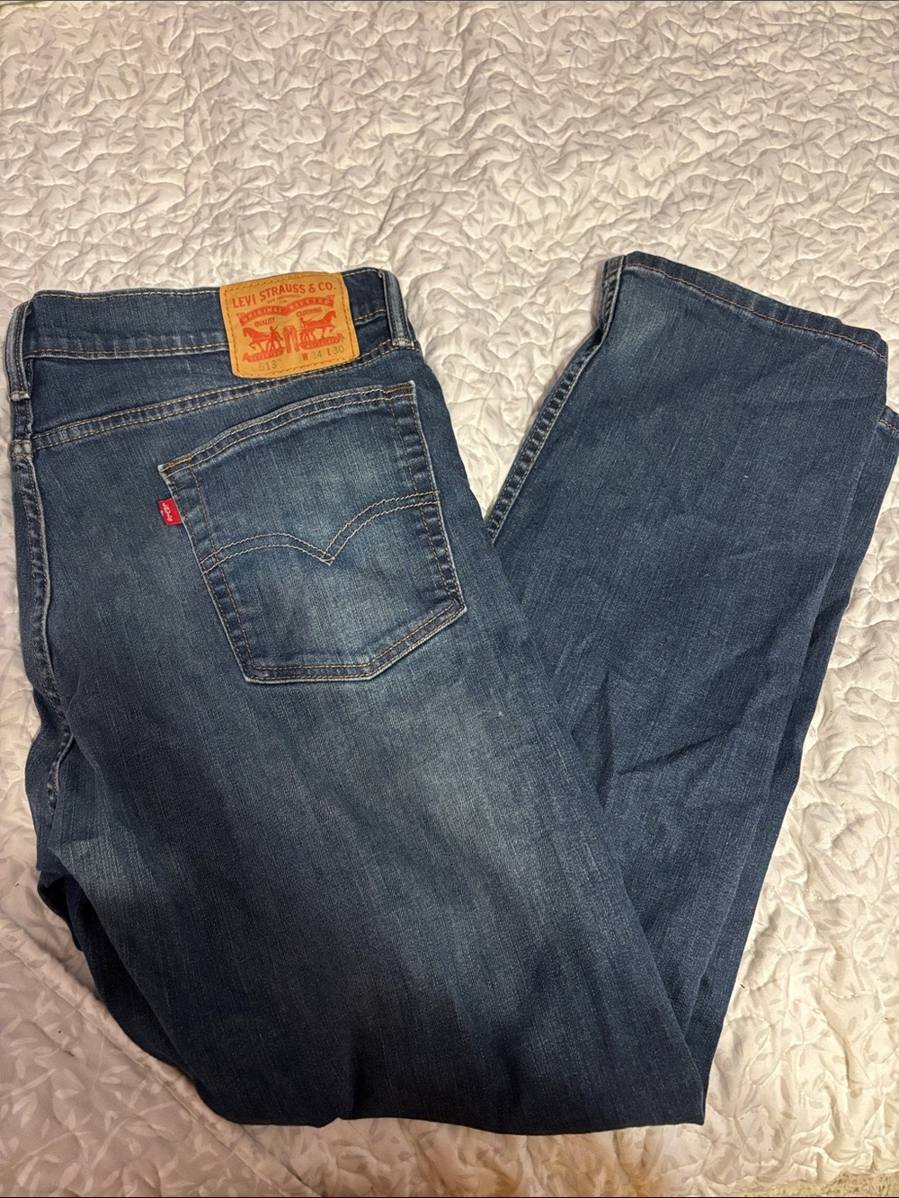 Levi Strauss 513 Slim Straight Jeans